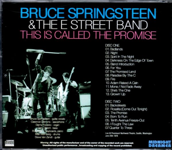 Bruce Springsteen/Wa,USA 1978 - Image 2