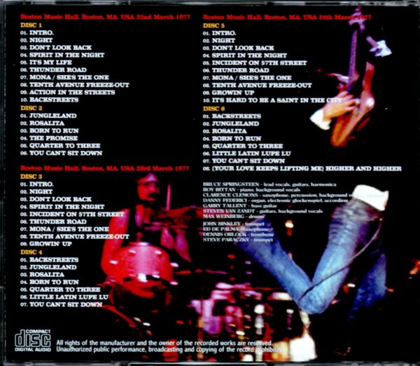 Bruce Springsteen/Ma,USA 1977 3Days - Image 2