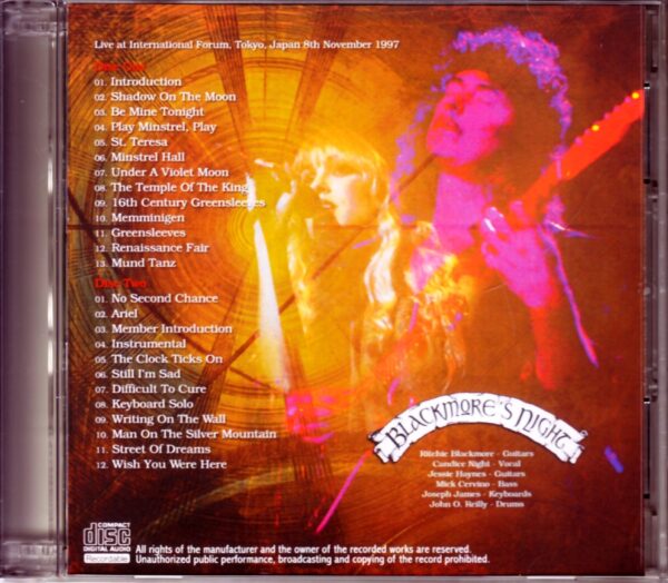 Blackmore’s Night/Tokyo,Japan 11.8.1997 - Image 2