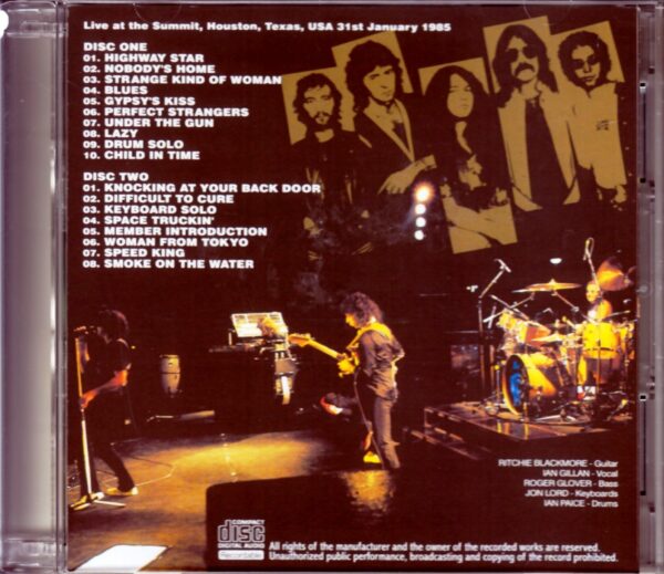 Deep Purple/Tx, USA 1985 - Image 2