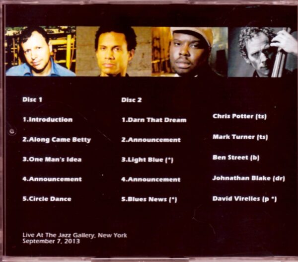 Chris Potter, Mark Turner/Ny, USA 2013 - Image 2