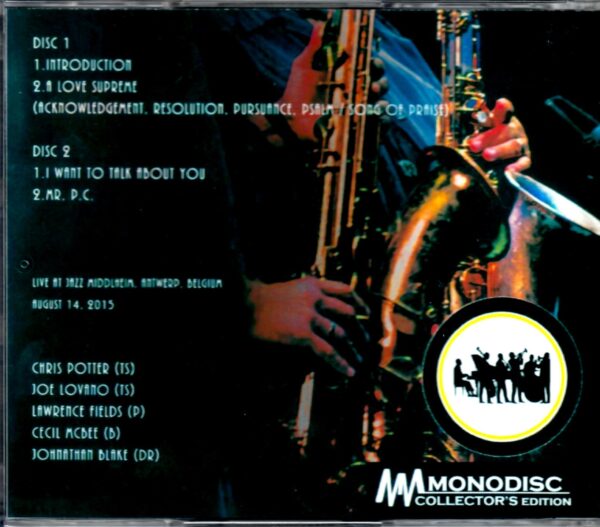 Chris Potter, Joe Lovano/Belgium 2015 - Image 2