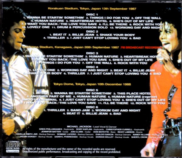 Michael Jackson/Tokyo,Japan 1987 & 1988 - Image 2