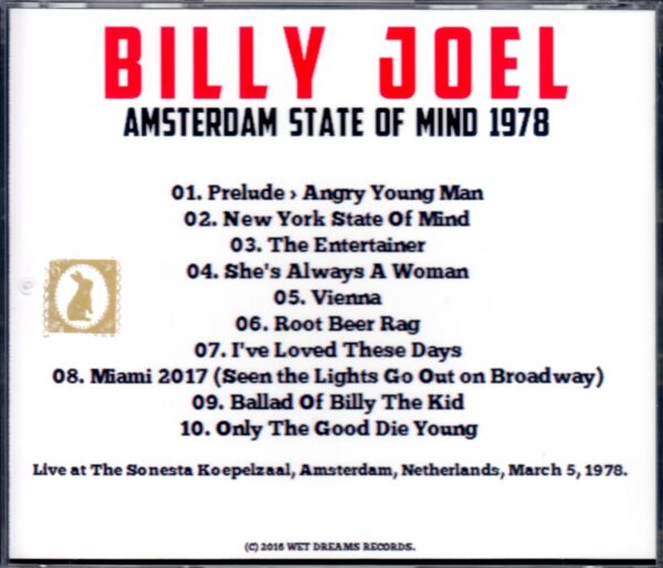 Billy Joel/Netherlands 1978 - Image 2
