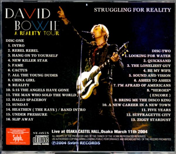 David Bowie/Osaka, Japan 2004 - Image 2
