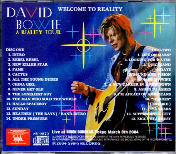 David Bowie/Tokyo,Japan 3.8.2004 - Image 2