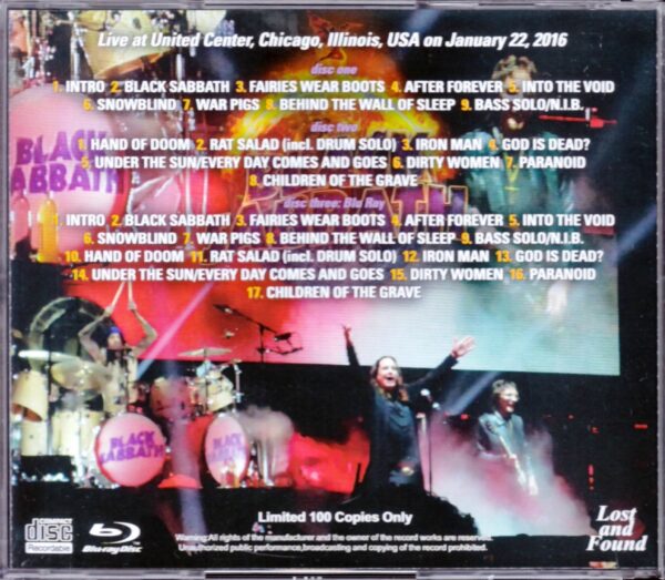 Black Sabbath/Illinois,USA 2016 - Image 2