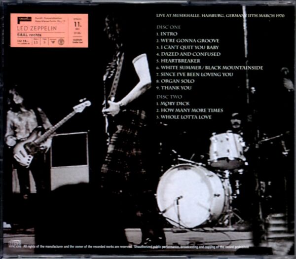 Led Zeppelin/Germany 3.11.1970 - Image 2