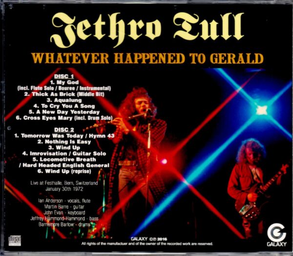Jethro Tull/Switzerland 1972 - Image 2