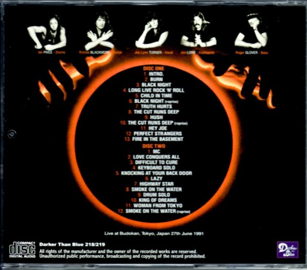 Deep Purple/Tokyo,Japan 6.27.1991 - Image 2