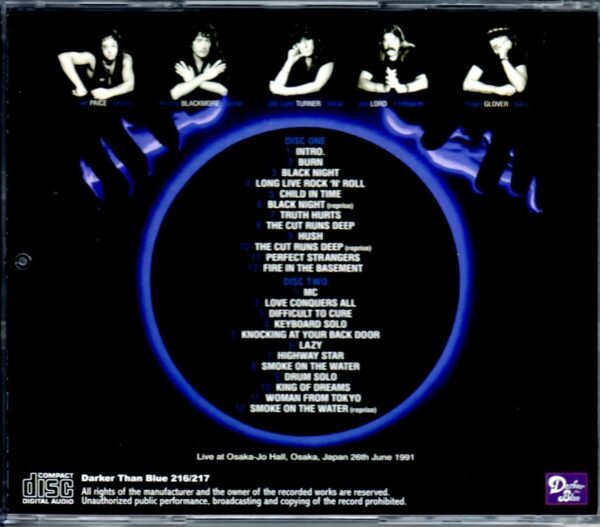 Deep Purple/Osaka, Japan 1991 - Image 2