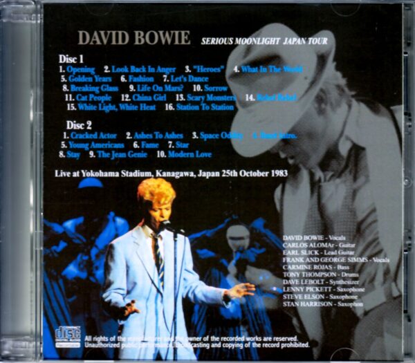 David Bowie/Kanagawa,Japan 1983 - Image 2