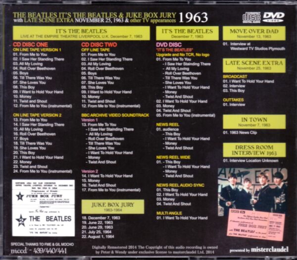 Beatles/UK 1963 & Other TV Appearances - Image 2