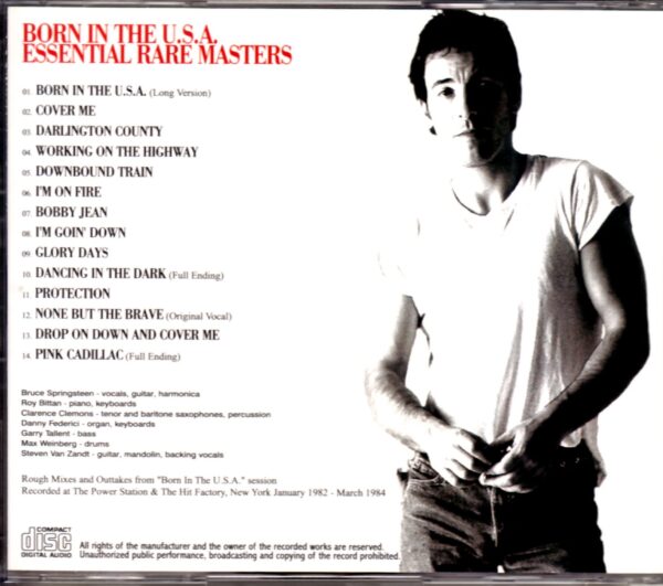 Bruce Springsteen/Born in the U.S.A. Rough Mix and Rare Outtakes - Image 2