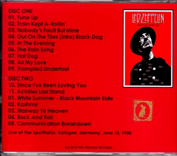 Led Zeppelin/Germany 6.18.1980 - Image 2