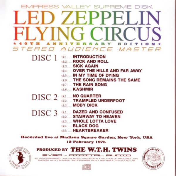 Led Zeppelin/New York,USA 1975 Stereo AD Master - Image 2