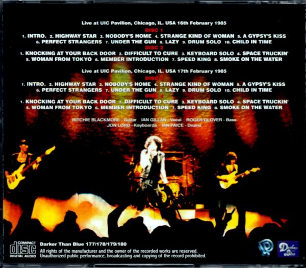 Deep Purple/Illinois,USA 1985 2Days Complete - Image 2