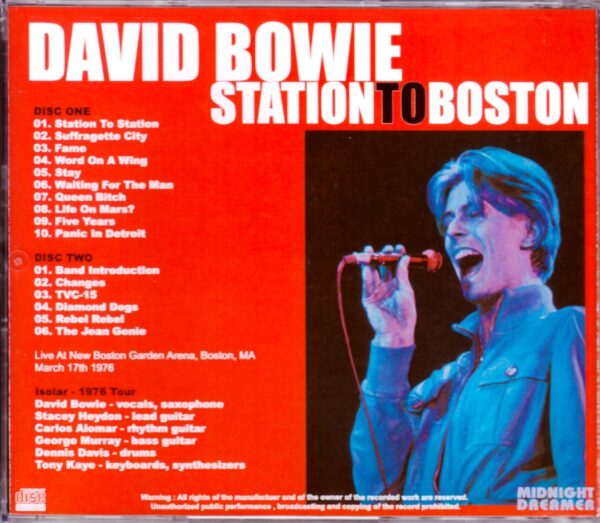 David Bowie/Massachusetts, USA 1976 - Image 2
