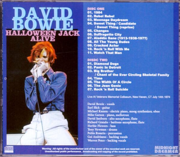David Bowie/CT, USA 1974 - Image 2