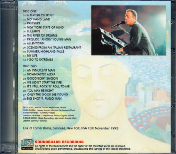 Billy Joel/New York, USA 1993 - Image 2