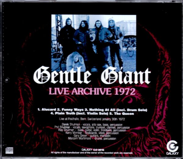 Gentle Giant/Switzerland 1972 - Image 2