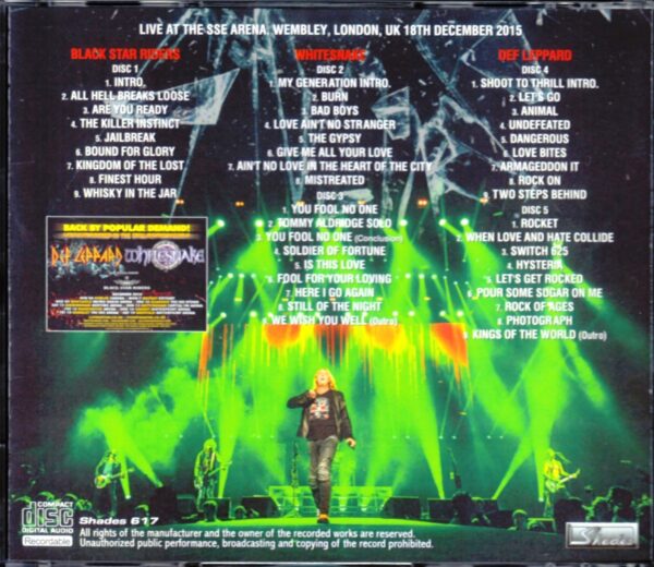 Def Leppard,Whitesnake,Black Star Riders/London,UK 2015 - Image 2
