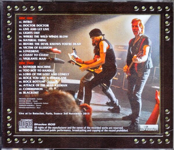Michael Schenker/FRance 2015 - Image 2