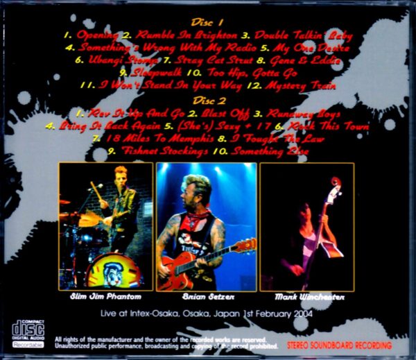 Brian Setzer/Osaka,Japan 2004 - Image 2