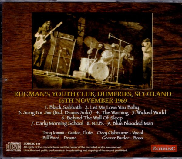 Black Sabbath/Scotland,UK 1969 - Image 2