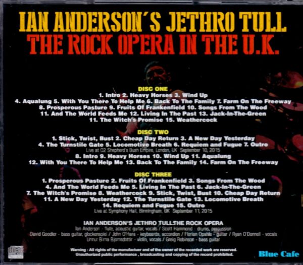 Ian Anderson,Jethro Tull/London,UK 2015 & more - Image 2