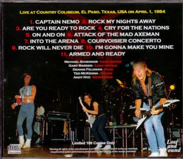 Michael Schenker/Texas, USA 1984 - Image 2