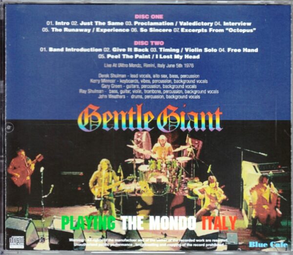 Gentle Giant/Italy 1976 - Image 2