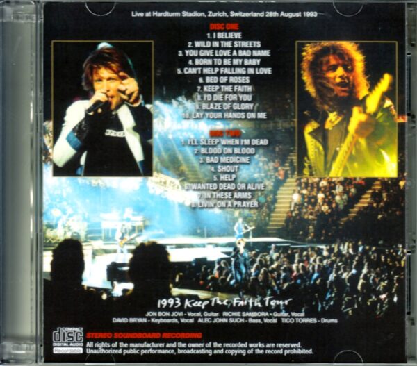 Bon Jovi/Switzerland 1993 - Image 2