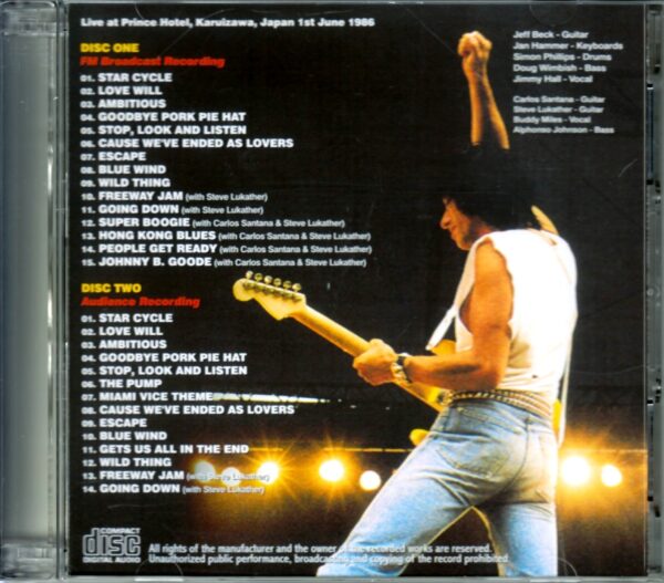 Jeff Beck/Nagano,Japan 1988 2 Source - Image 2