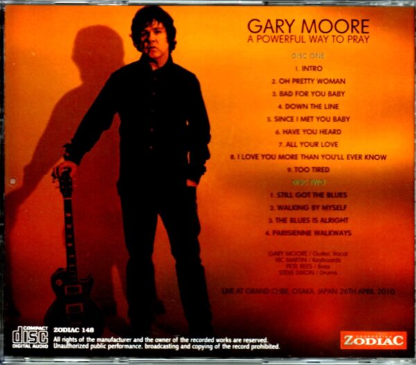 Gary Moore/Osaka,Japan 2010 - Image 2