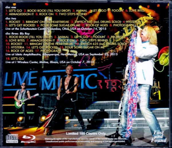 Def Leppard/Ohio,USA & more - Image 2