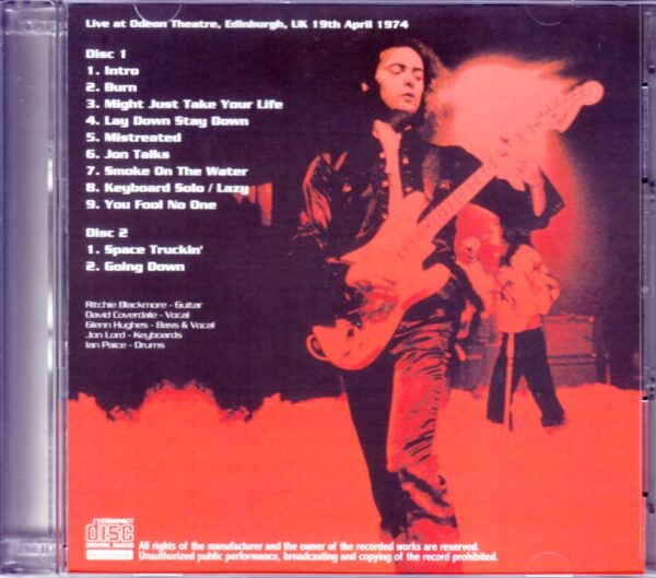 Deep Purple/UK 1974 - Image 2
