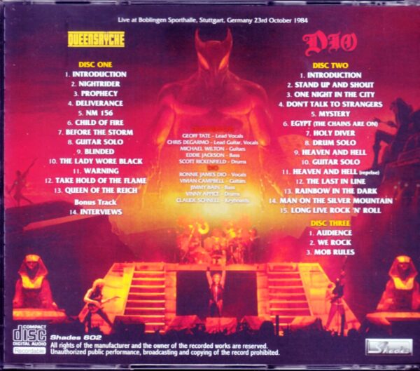 Dio,Queensryche/Germany 1984 - Image 2