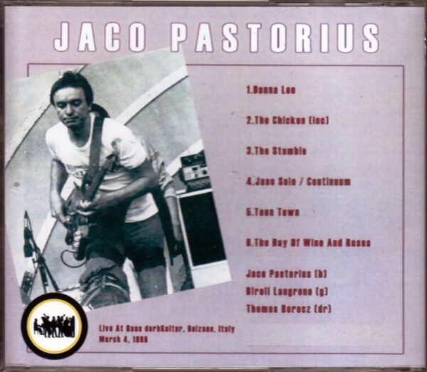 Jaco Pastorius/Italy 3.4.1986 - Image 2