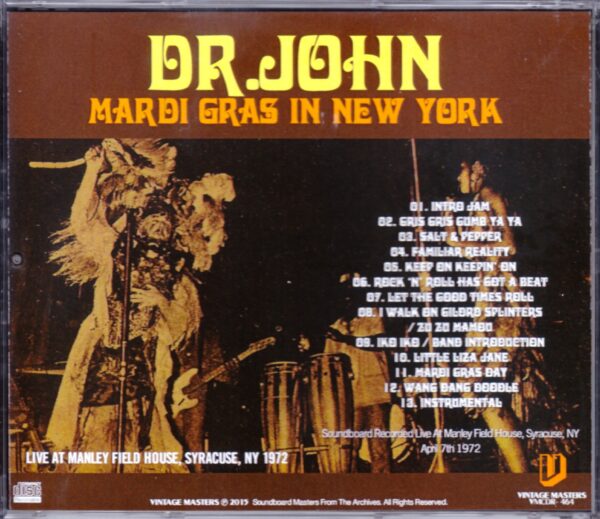 Dr.John/New York, USA 1972 - Image 2