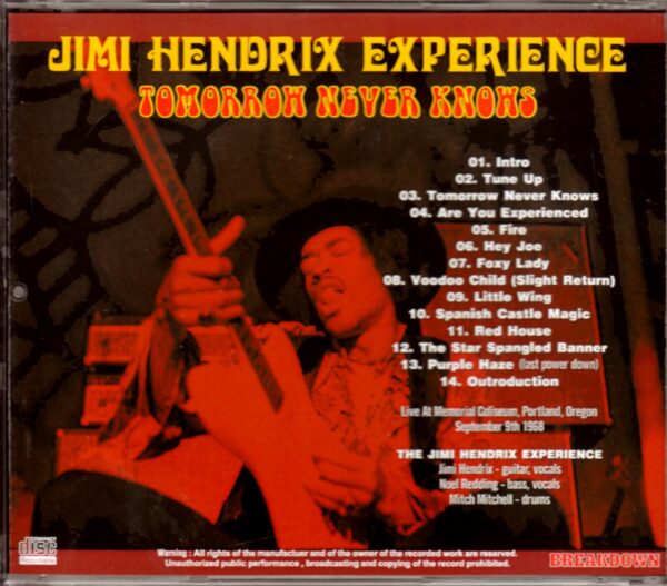 Jimi Hendrix/Oregon,USA 1968 - Image 2