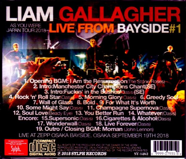 Liam Gallagher/Osaka,Japan 9.19.2018 - Image 2