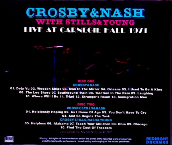 Crosby & Nash/NY, USA 1971 - Image 2