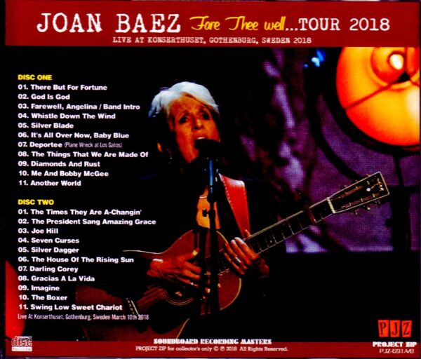 Joan Baez/Sweden 2018 - Image 2