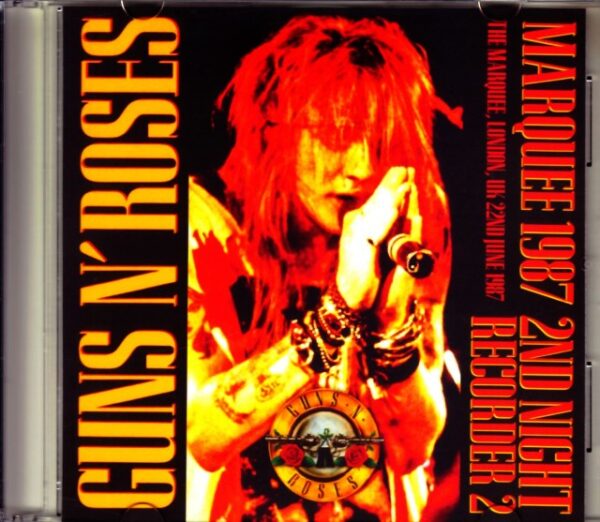 Guns N' Roses Guns N' Roses/London,UK 6.22.1987 Recorder 2