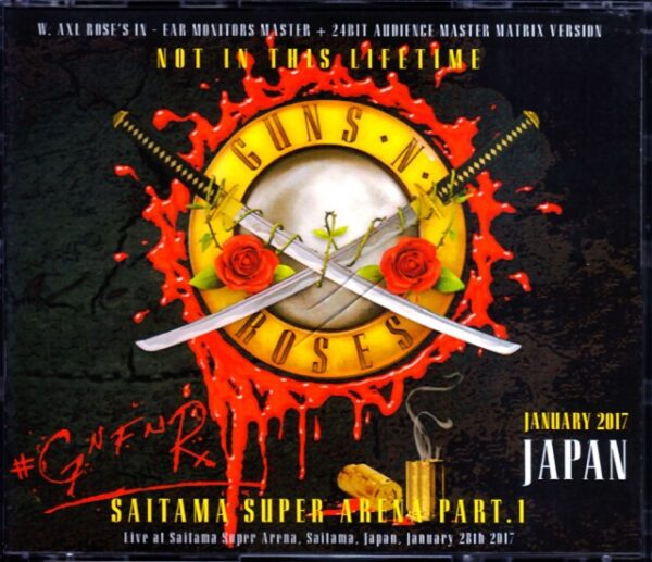Guns N' Roses Guns N' Roses/Saitama,Japan 1.28.2017 IEM & AUD Matrix