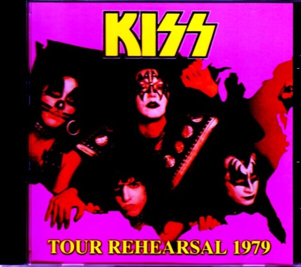 Kiss Kiss/CA,USA 1979 Rehearsals