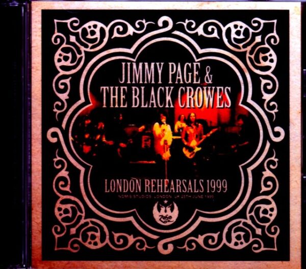 Jimmy Page, Black Crowes Jimmy Page Black Crowes/London, UK 1999 Rehearsals