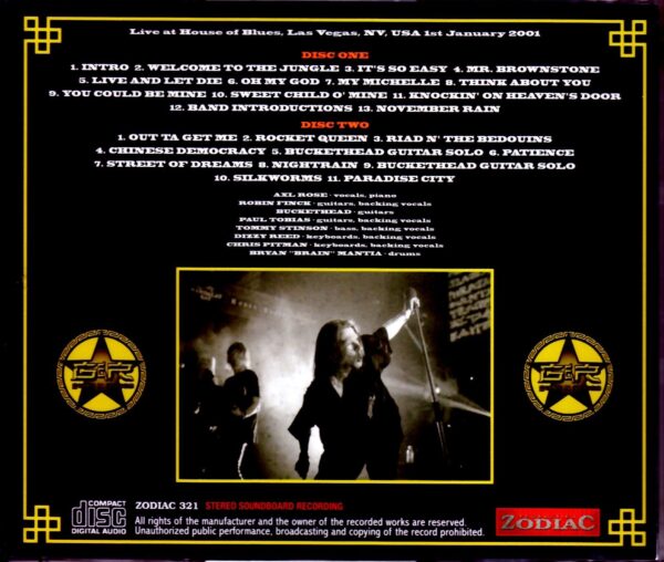 Guns N’ Roses/NV,USA 2001 SBD Ver. - Image 2