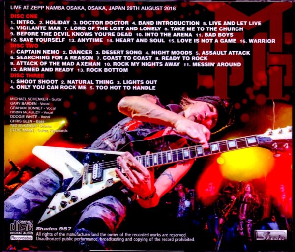 Michael Schenker Fest/Osaka,Japan 2018 - Image 2